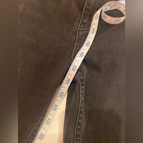 We The Free People Fringe Hem Light Black Skinny Jeans Size 26 - Picture 10 of 10